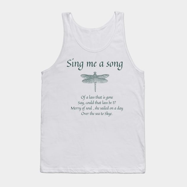 Sing Me A Song Dark Tank Top by Tee's Tees